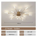 Axyaa Fan-shaped LED Ceiling Lamp Indoor Lighting Modern Nordic Creative Fixture