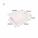 Axyaa Plastic Desktop Storage Basket with Handle