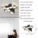Axyaa Modern Minimalist Square LED Ceiling Lamp for Living Room Dining Room