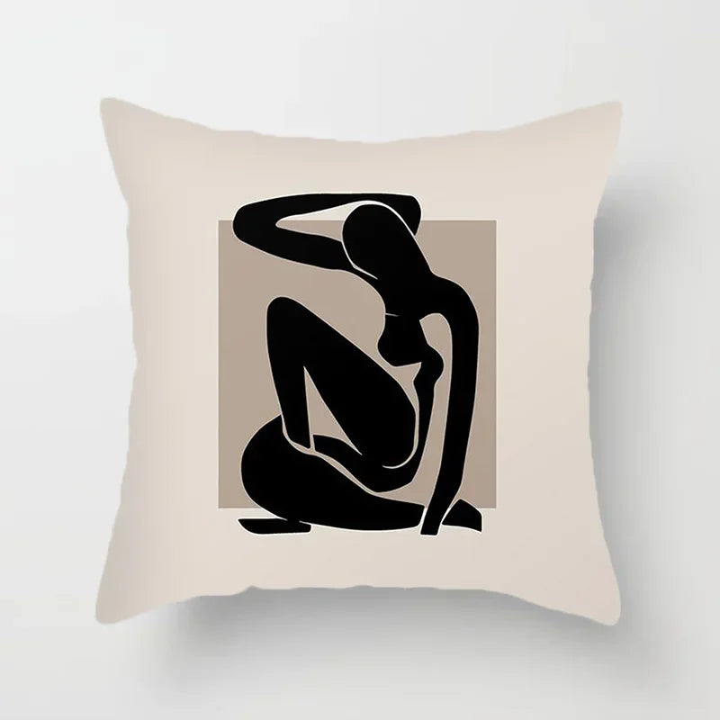 Axyaa Bird Pattern Cushion Cover - Home Decor Pillowcase for Sofa