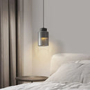 Axyaa Nordic LED Copper Pendant Light Glass Decor Hanging Lamp