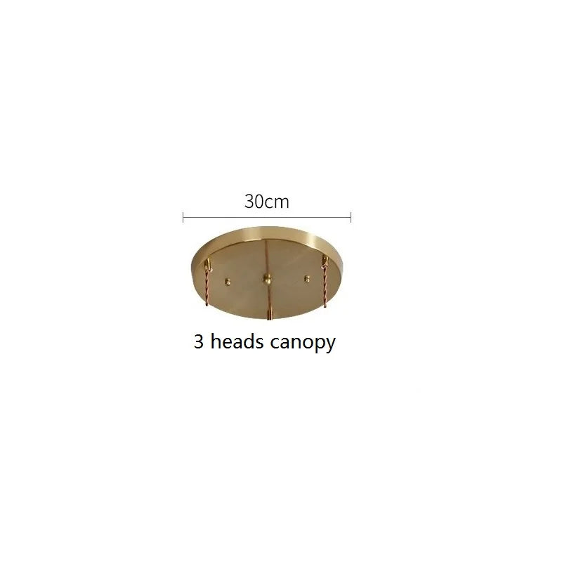 Axyaa Nordic LED Pendant Light Copper Socket for Bedroom Living Room