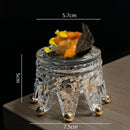 Axyaa Glass Tableware: French Molecular Cuisine Sushi Dessert Specialty Plates