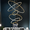 Axyaa Nordic Chandeliers for Dining Room Pendant Light Fixture Hanging Lamp