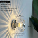 Axyaa Retro Glass Wall Lamp: Stylish Corridor & Staircase Lighting