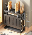 Axyaa Stainless Steel Wall-Mounted Kitchen Storage Rack