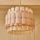 Axyaa Vintage Glass Chandelier for Living Room, Bedroom, and Study