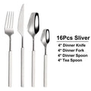 Axyaa Gold Cutlery Set Stainless Steel 304 Tableware Knife Fork Spoon Dinner Set