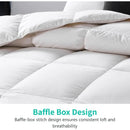 Axyaa Ultra Soft Full/Queen Down Comforter - Winter Weight for Cold Sleepers