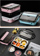Axyaa 1500ML Stainless Steel Thermal Lunch Box Soup Bowl Leak-Proof Bento Box