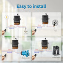 Axyaa Wireless 433Mhz Switch Control Relay for Water Pump Motor LED Appliance