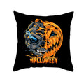 Axyaa Halloween Skull Cat Pumpkin Bat Castle Pillowcase 45x45cm