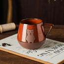 Axyaa Nordic Hand-painted Ceramic Mug - Creative Japanese Milk Water Cup
