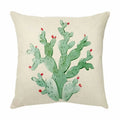 Axyaa Succulents Cactus Cushion Cover - Modern Home Decor Pillowcase