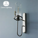 Axyaa Glass Wall Lamp Modern Nordic E27 Mounted Indoor Home Bedroom Decor