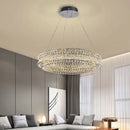 Axyaa Crystal Chandelier High-end Luxury Pendant Lamp for Home Decor Lighting