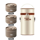 Axyaa Stainless Steel Thermal Lunch Box Bag Large Capacity BPA-Free Container