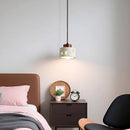 Axyaa Yellow Stone Pendant Light: Wabi Sabi Travertine Nordic Restaurant Decor
