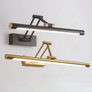 Axyaa Foldable LED Lighted Mirror Headlights for Bathroom Cabinets & Shower Makeup
