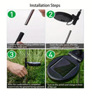 Axyaa Solar Fireworks Lights: Outdoor Waterproof 8 Modes LED String Lights