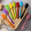 Axyaa Silicone Cake Cream Spatula Set - 3PCS Baking Tools