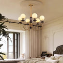 Axyaa Crystal Chandelier Pendant Light for Living and Dining Room