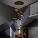 Axyaa Modern Pendant Light Chandelier for Dining and Living Room