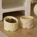 Axya Cheese Shapes Cartoon Bowl for Pets - Food and Water Basin for Dogs and Cats