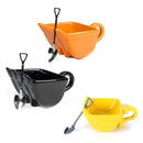 Novel Excavator Bucket Model Mug Set with Spoon - Axyaa Brand Gift Canecas