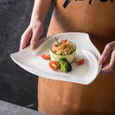 Axyaa Triangular Ceramic Plate Set for Molecular Cuisine and Fine Dining