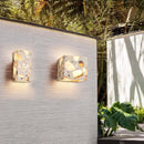 Axyaa Terrazzo Stone LED Wall Light for Bathroom Porch Hallway Waterproof Bedside Lamp