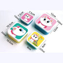 Axyaa Cartoon Animal Bento Box Set for Kids: Portable, Fun Lunch and Snack Containers