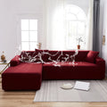 Axyaa Solid Color Waterproof Sofa Cover, Elastic Fabric, Full Bag Design
