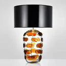 Axyaa Glass Table Lamp: Modern, Creative, and Elegant for Bedroom, Living Room, or Hotel