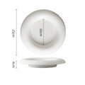 Axyaa Round Ceramic Pasta Ramen Bowls Set for Dining and Serving