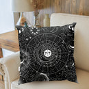 Axyaa Tarot Sun Moon Star Pillowcase for Home Décor and Divination-themed Style
