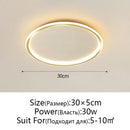 Axyaa LED Ring Ceiling Light: Modern, Artistic, Ideal for Bedrooms, Study Rooms, Kitchens & Dining Rooms
