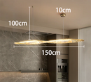 Axyaa Crystal Chandeliers LED Ceiling Lamp Hanging Lights for Living Room