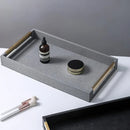 Axya Large Metal Tray for Home Kitchen - Serving & Storage Solution