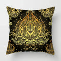 Axyaa Baroque Geometric Throw Pillow Case, Elegant Vintage 45X45CM Cushion Cover for Home