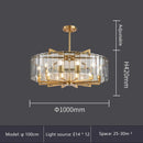 Axyaa Water Ripple Glass Chandelier: Luxury LED Lighting for Home Decor
