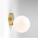 Axyaa Nordic Glass Ball Study Porch Wall Lamp - Simple Creative Bedside Decoration