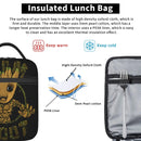 Axyaa Guardians Of The Galaxy Groot Lunch Bag: Insulated, Portable Bento, Cooler Box
