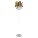Modern Crystal Floor LED Lamp for Bedroom and Living Room Decor by Axyaa