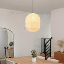 Axyaa Rice Paper Pendant Lamp Hanging Light with E27 Bulb