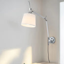 Axyaa Nordic Industrial Wall Lamp Swing Arm Study Reading Light E27