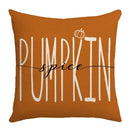 Axyaa Pumpkin Squirrel Print Thanksgiving Pillow Cover 45x45cm Holiday Decor