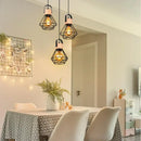 Axyaa Nordic Wood Pendant Lights 1/3 Heads Hanging Wall Lamp for Home Restaurant Decor
