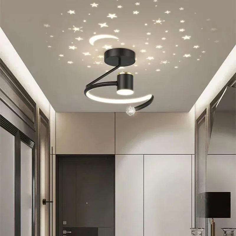 Axya LED Star Chandelier for Home Ceiling Lighting Fixture