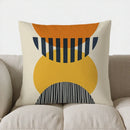 Axyaa Moon & Flower Pattern Throw Pillow Cover for Sofa, Bedroom, Car